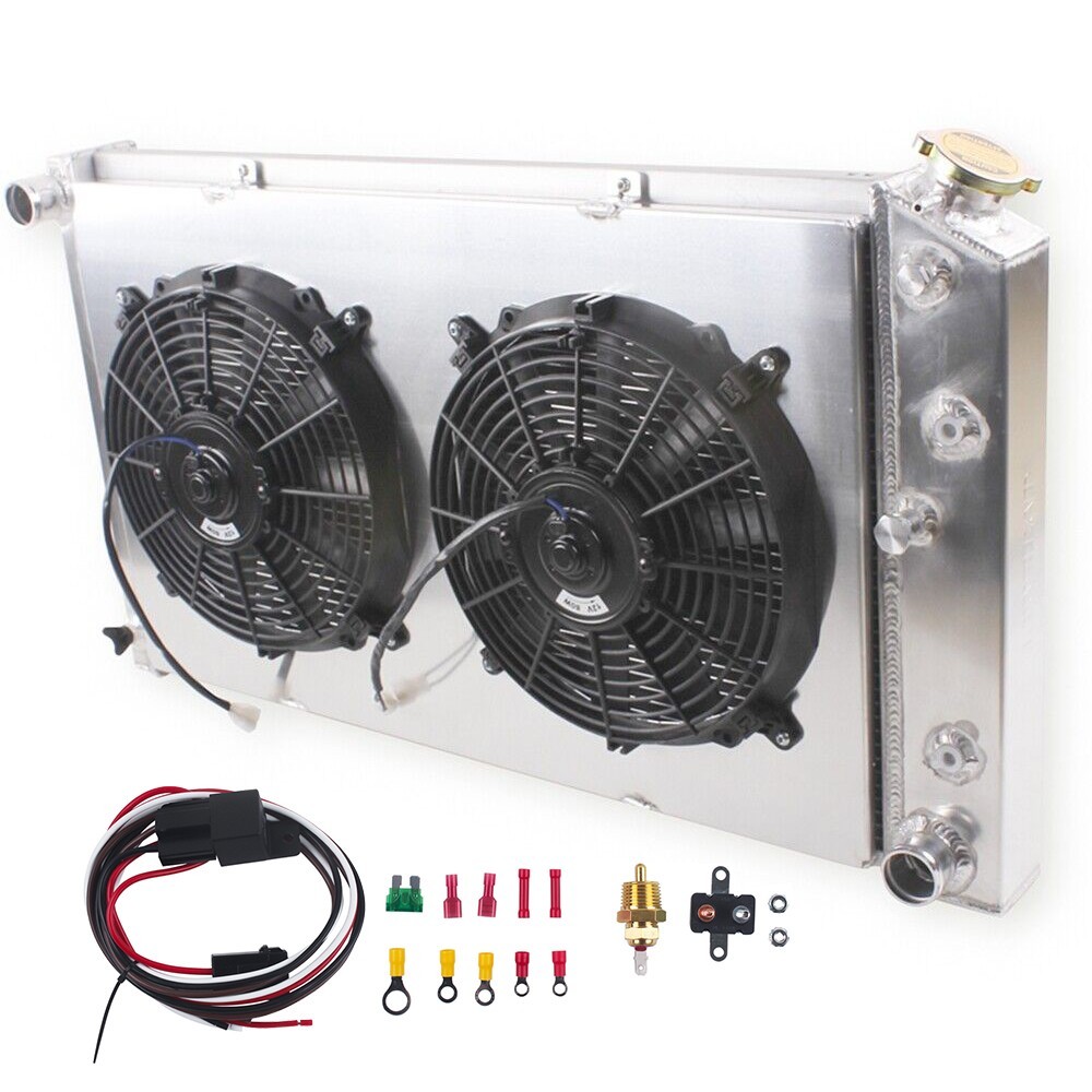 For 1975-1980 Chevy G10 G20 G30 P10 P20 P30 Van 3-Row Radiator Fan Shroud 161