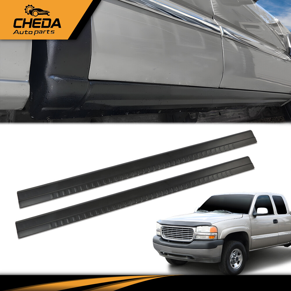 Pair Rocker Panel Covers Rust Guard Fit For 99-06 Chevy Silverado and More 99724