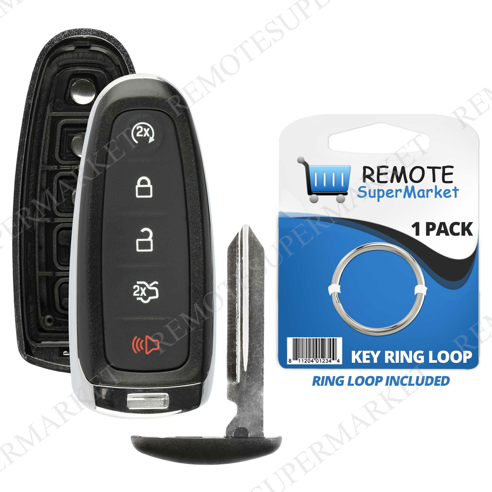 Replacement for 2011-2015 Ford Edge Explorer Remote Key Fob Shell Case + Insert