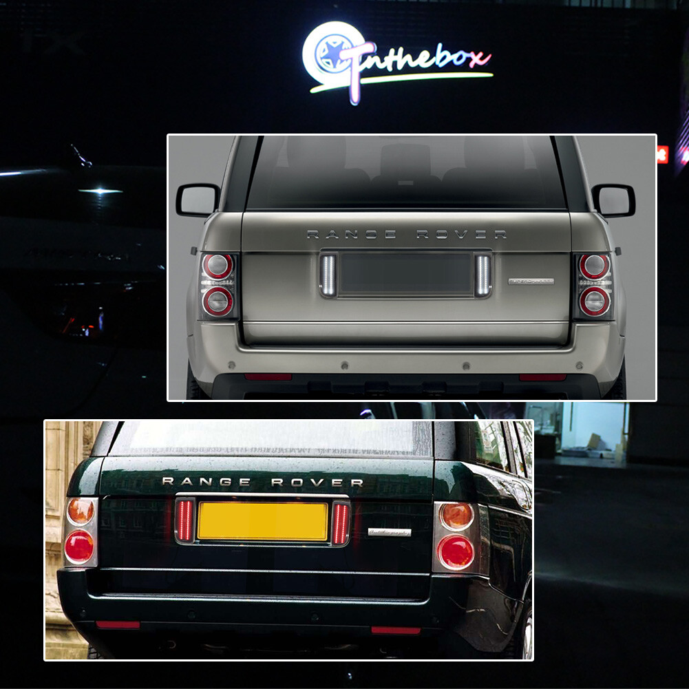 Smoked LED Rear Tailgate Reverse Backup Lights For Land Rover Range Rover L322