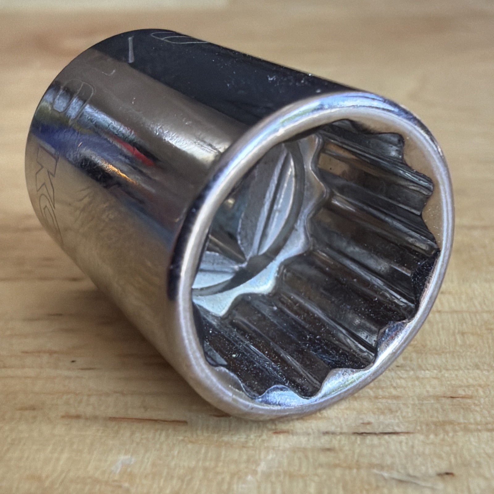 Kobalt Tools 9/16″ Shallow Socket 3/8″ Drive 12 Point 22858 Made in USA
