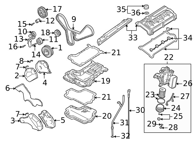 Genuine Audi Engine Timing Camshaft Gear 078-109-111-B