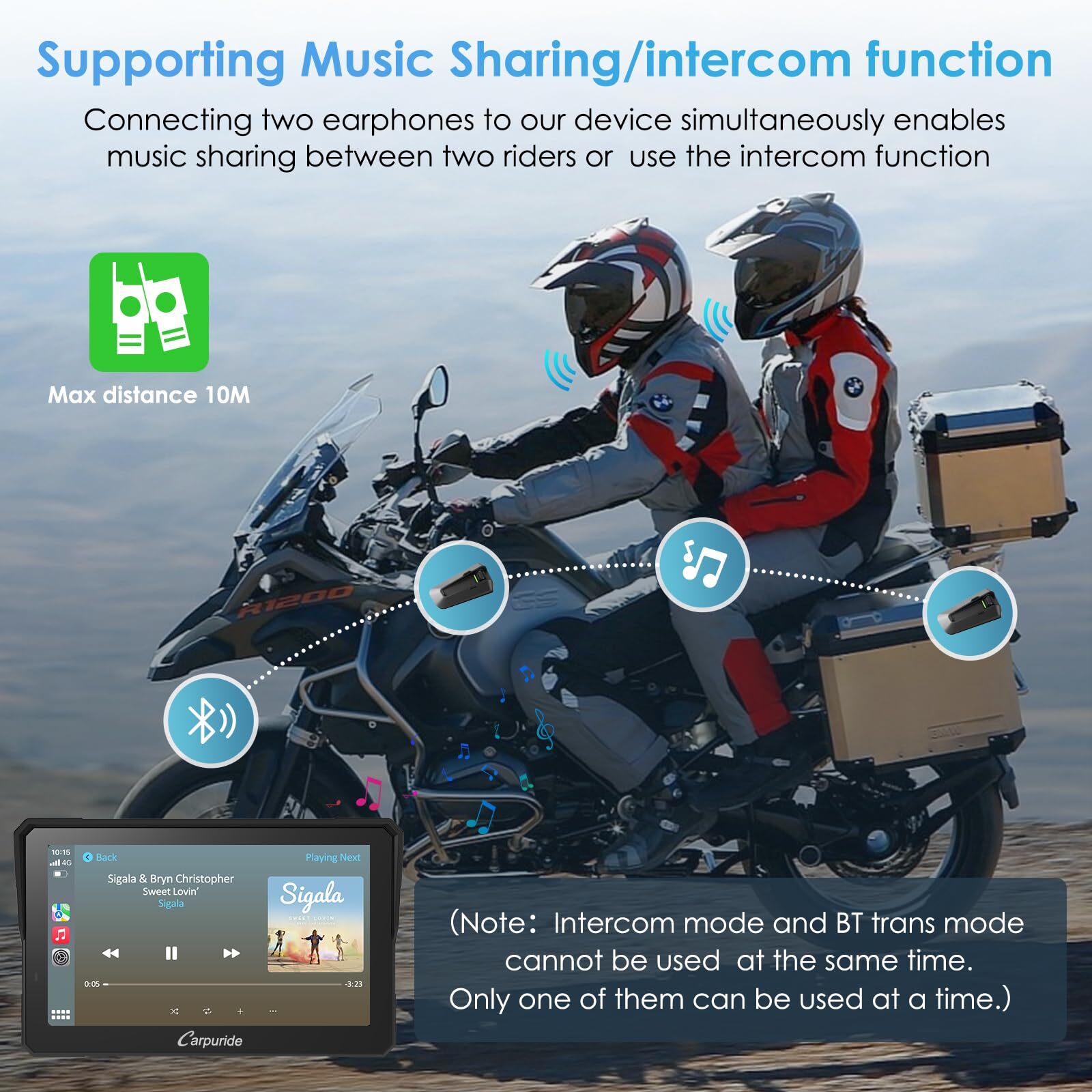 Carpuride W702BS Carplay Android Auto BMW Moto Stereo OEMTransmission Controller