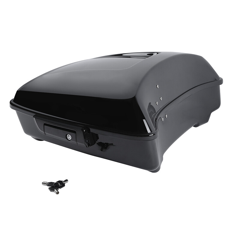 Chopped Trunk Backrest 2-Up Mounting Rack Plate Fit For Harley Touring 2009-2013