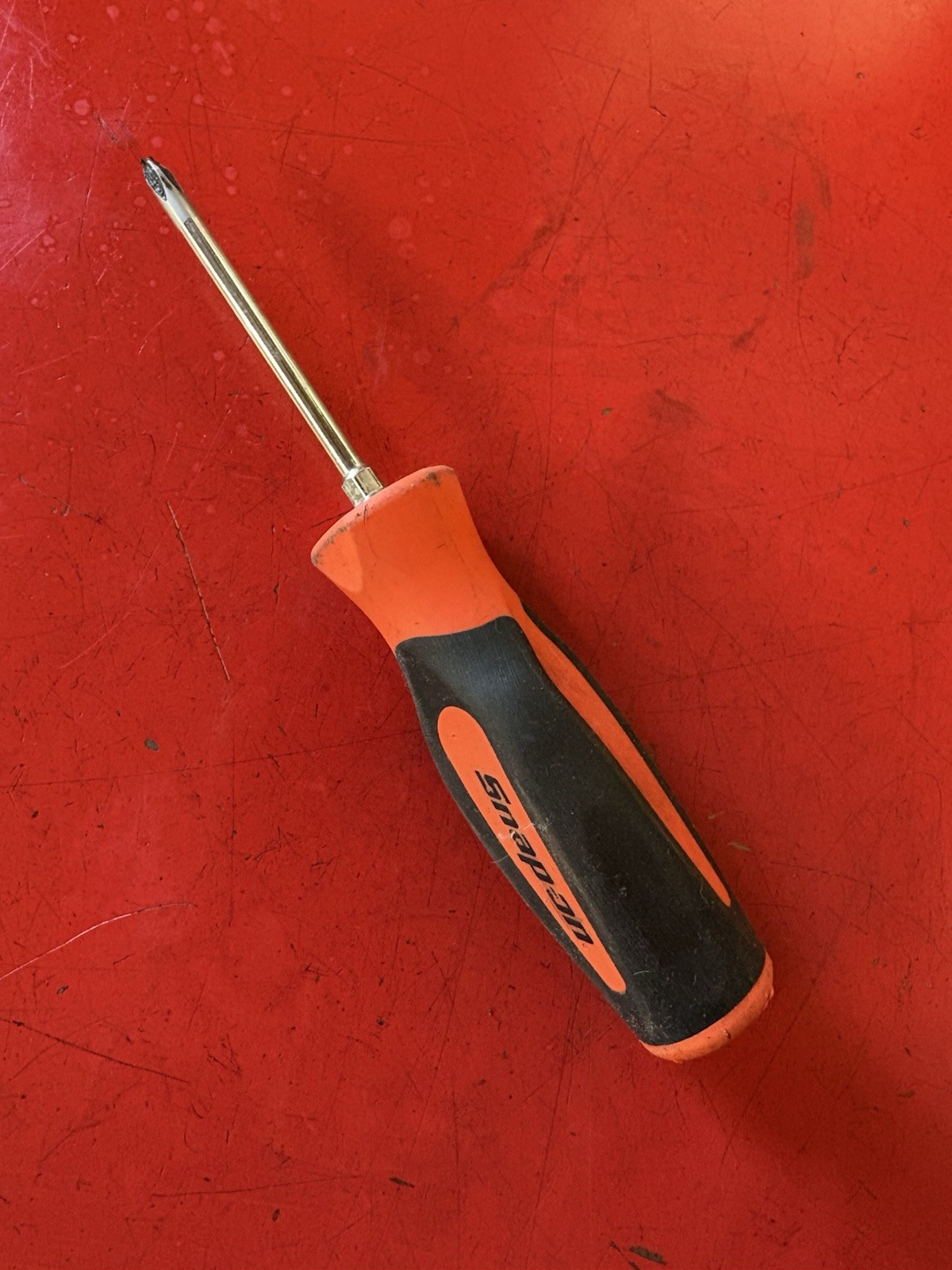 Snap-on Tools SGDP31IRB #1 Phillips Orange red color Soft Grip Screwdriver
