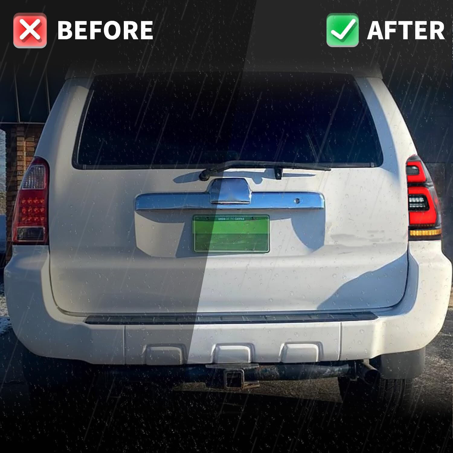LED Tail Light Start Up Animation For Toyota 4Runner 2003-2006 2007 2008 2009