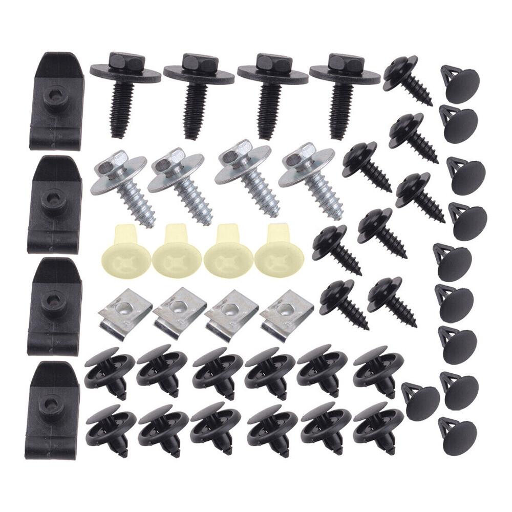 50x Car Engine Undertray Cover Clips Bottom Shield Guard Screw For Toyota Lexus