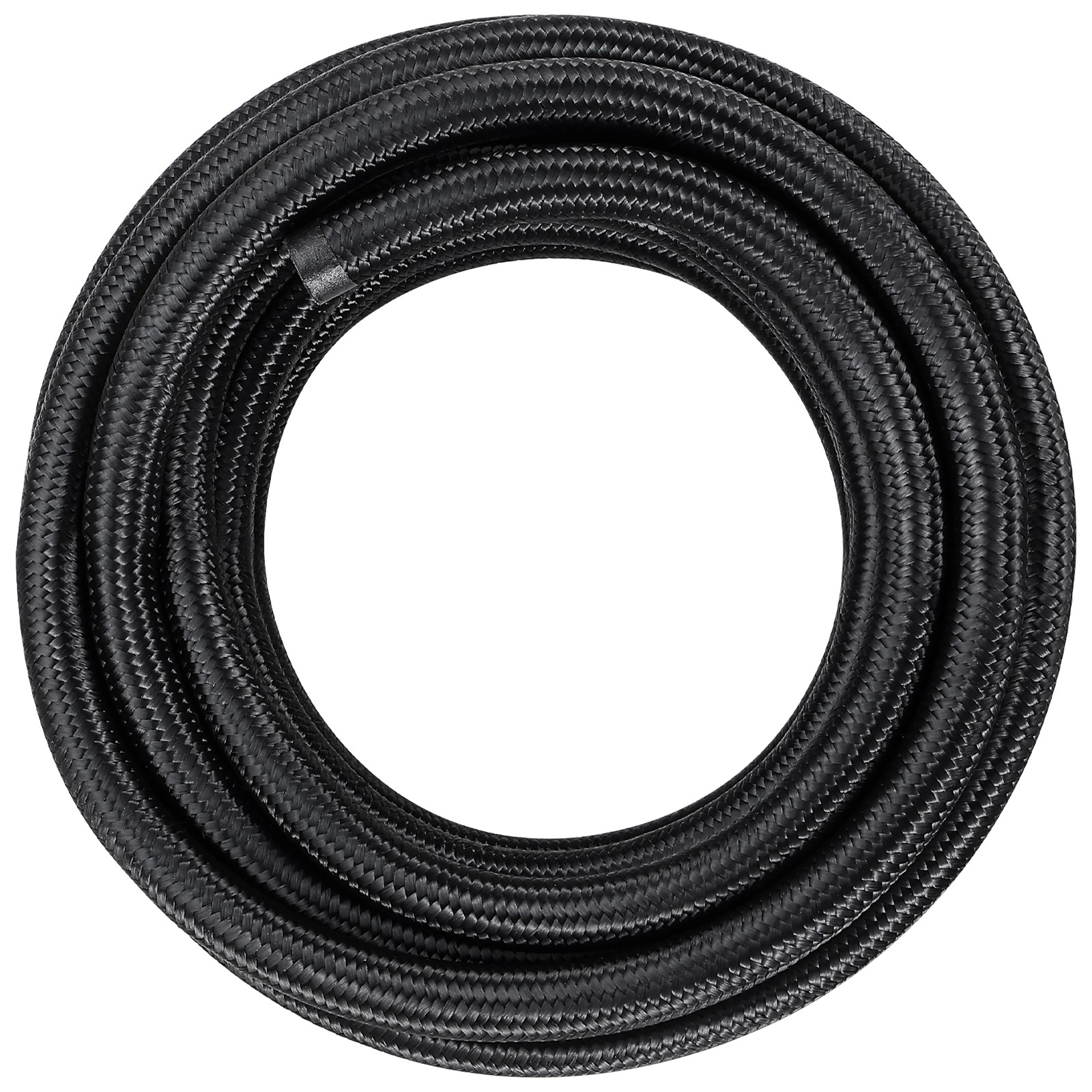 VEVOR 6AN 20 FT Fuel Line Kit Stainless Steel Nylon Braided 12 Hose End Fitting