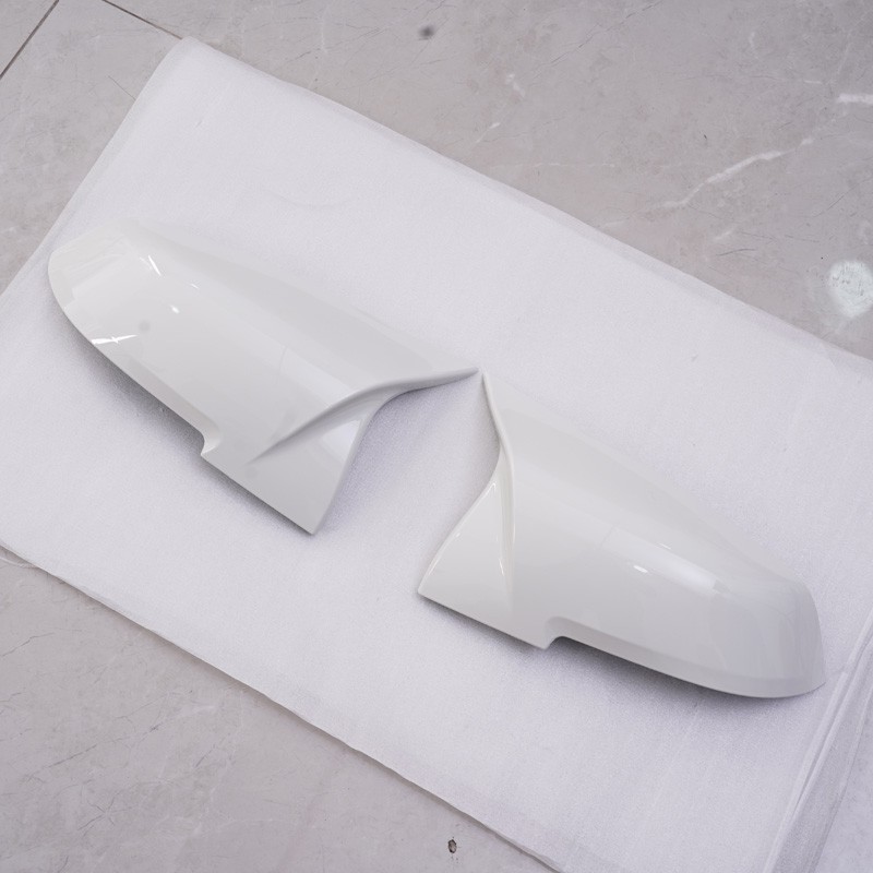 Alpine White M3 Style Side Mirror Cover Caps For BMW F20 F21 F30 F32 F36 X1 M3