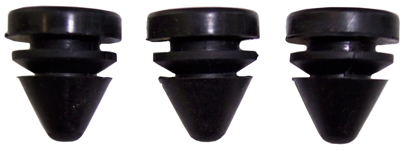 1962-1976 GM convertible top pump motor mounting feet grommets (3 grommet style)
