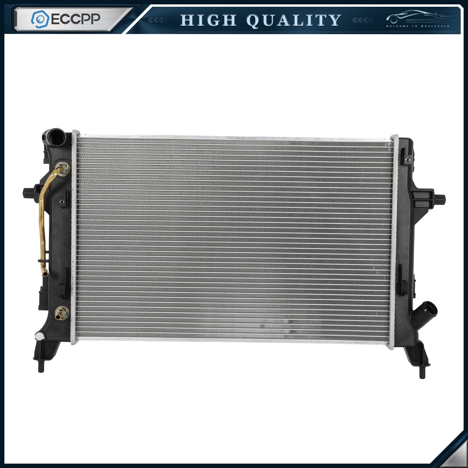 Aluminum Radiator For 2018 2019 2020 2021 Hyundai Kona 13855 radiator CU13855