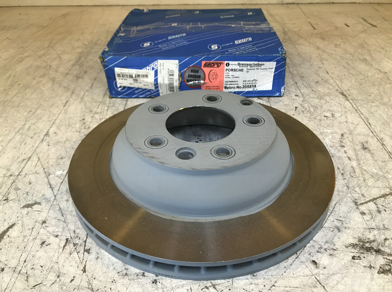*Sebro Brake Rotor (2) 205854- OE 955 352 401 31 – Fits Porsche Cayenne, Touareg