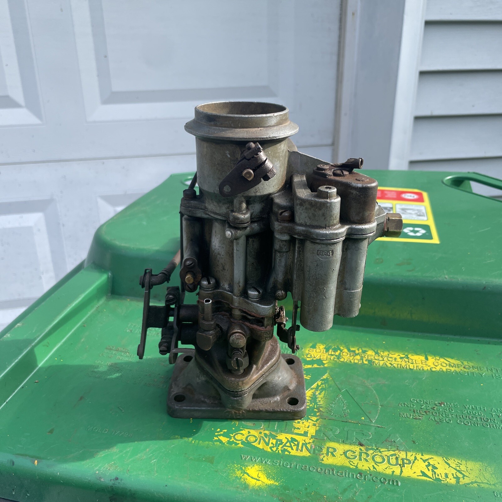 Ball & Ball 1 Barrel Carburetor Off 1947 Chrysler New Yorker E7L4 With Raiser