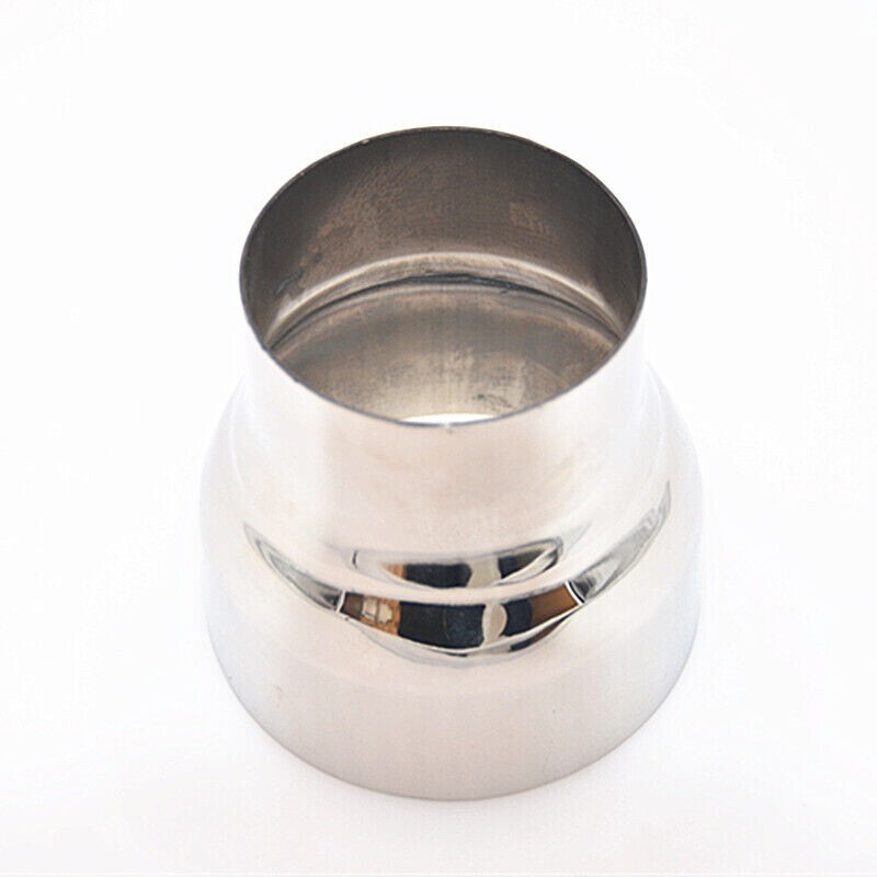 US 3″ ID to 4″ Exhaust Pipe Connector Stainless Steel Reducer Adapter