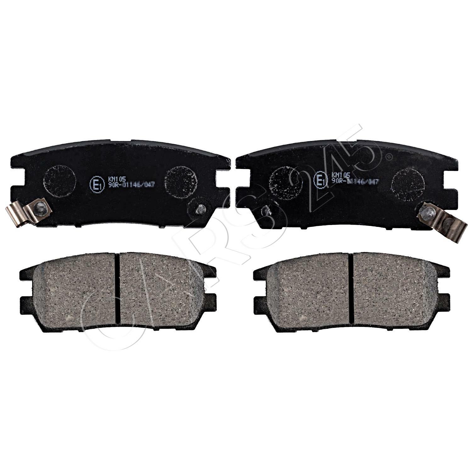 FEBI Disc Brake Pad Set Rear For MITSUBISHI Delica Space Gear L 400 9H0M012