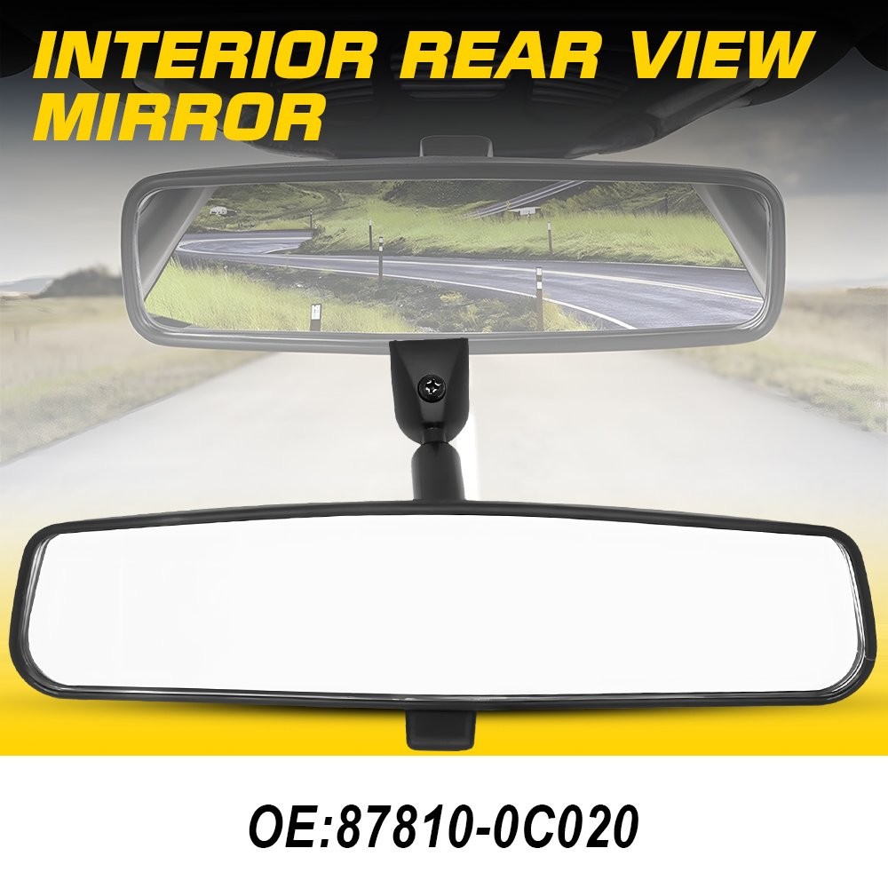 For Toyota Tundra 2003 2004 05-2009 BLACK INTERIOR REAR VIEW MIRROR 878100C020 R