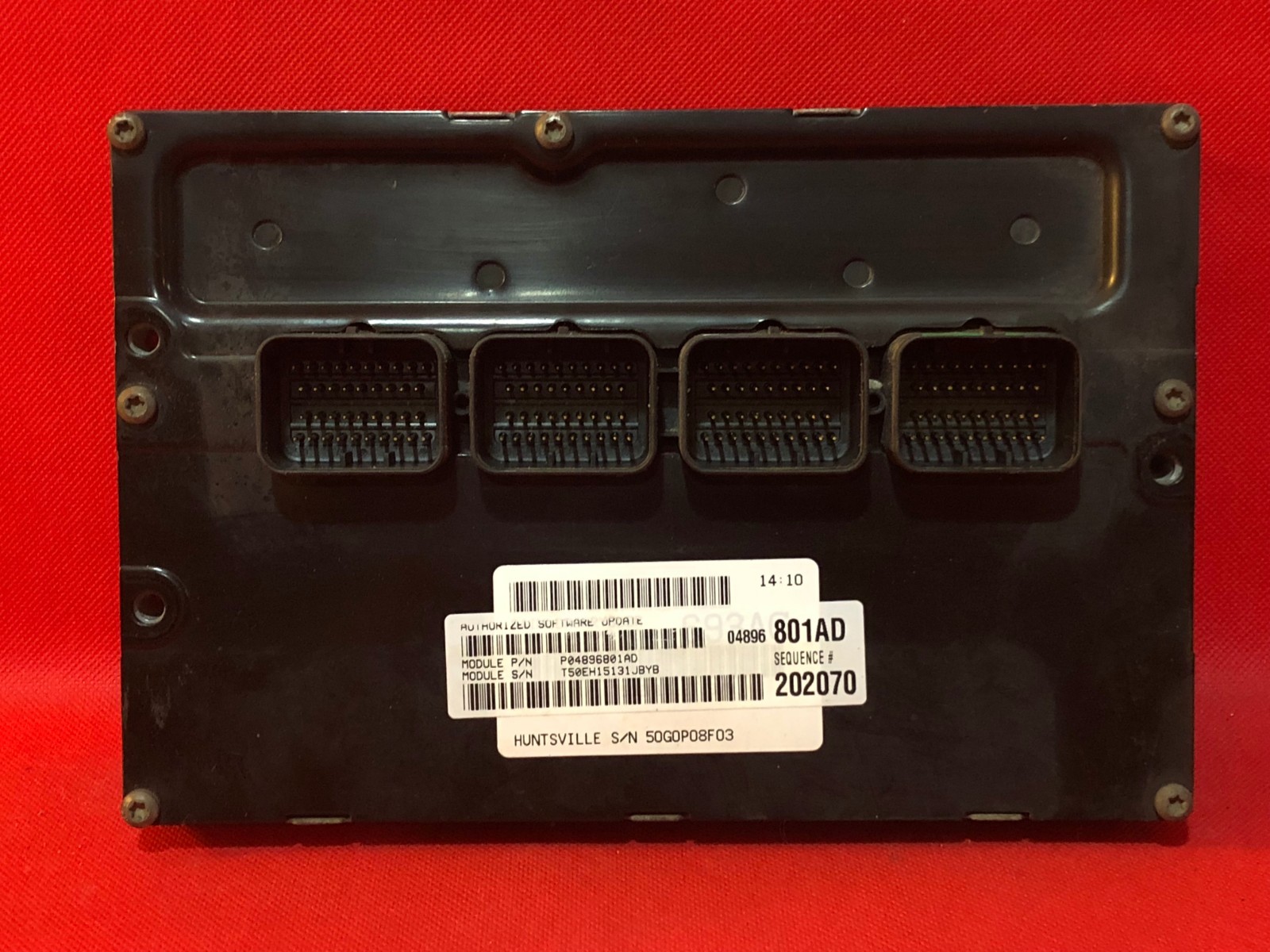PROGRAMMABLE PLUG & PLAY 04 STRATUS 2.4 ECM ECU CONTROL MODULE PCM P04896801AD