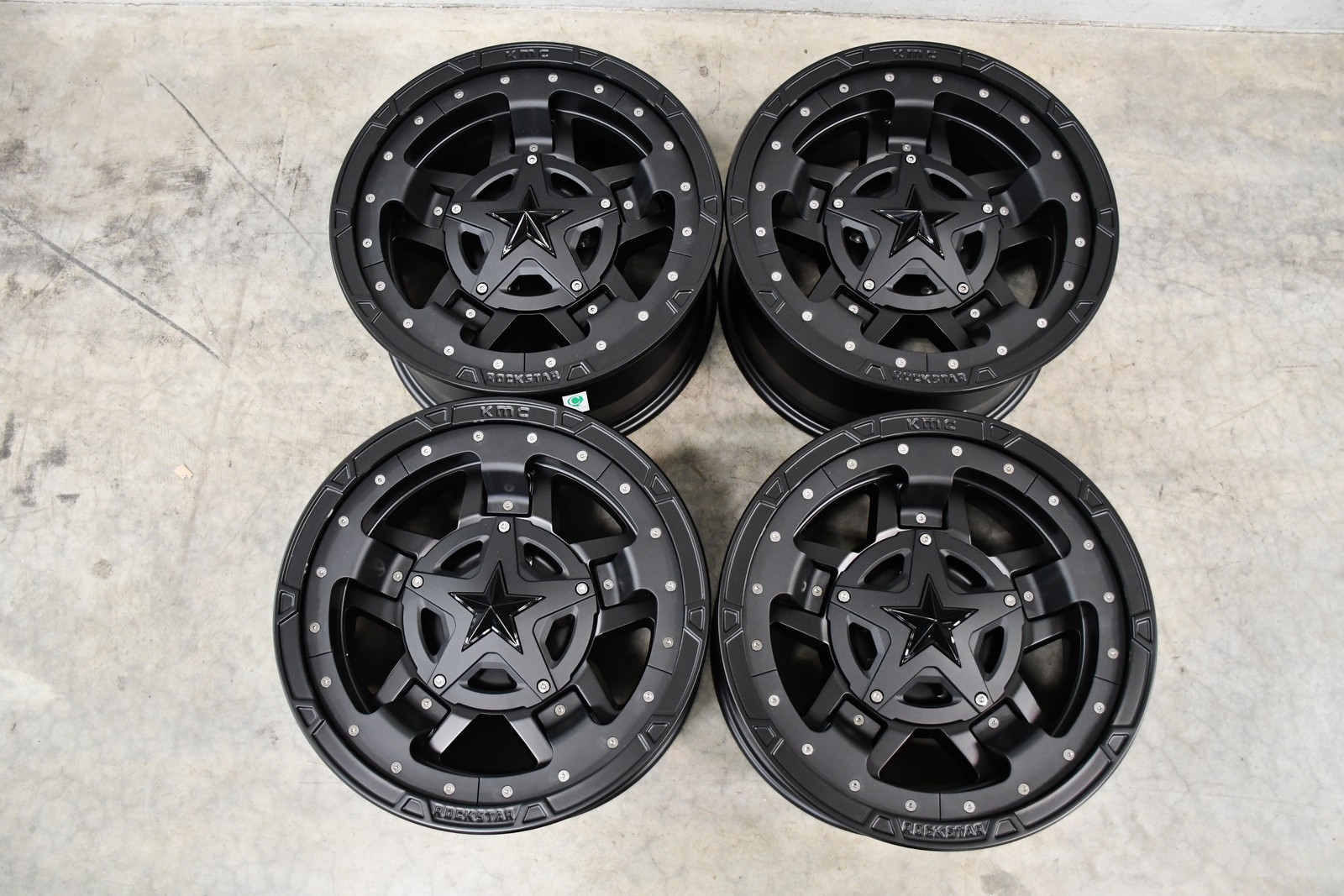 Set 4 XD XD827 Rockstar III 17×8 6×135 6×5.5 Matte Black Wheels 17″ 20mm Rims