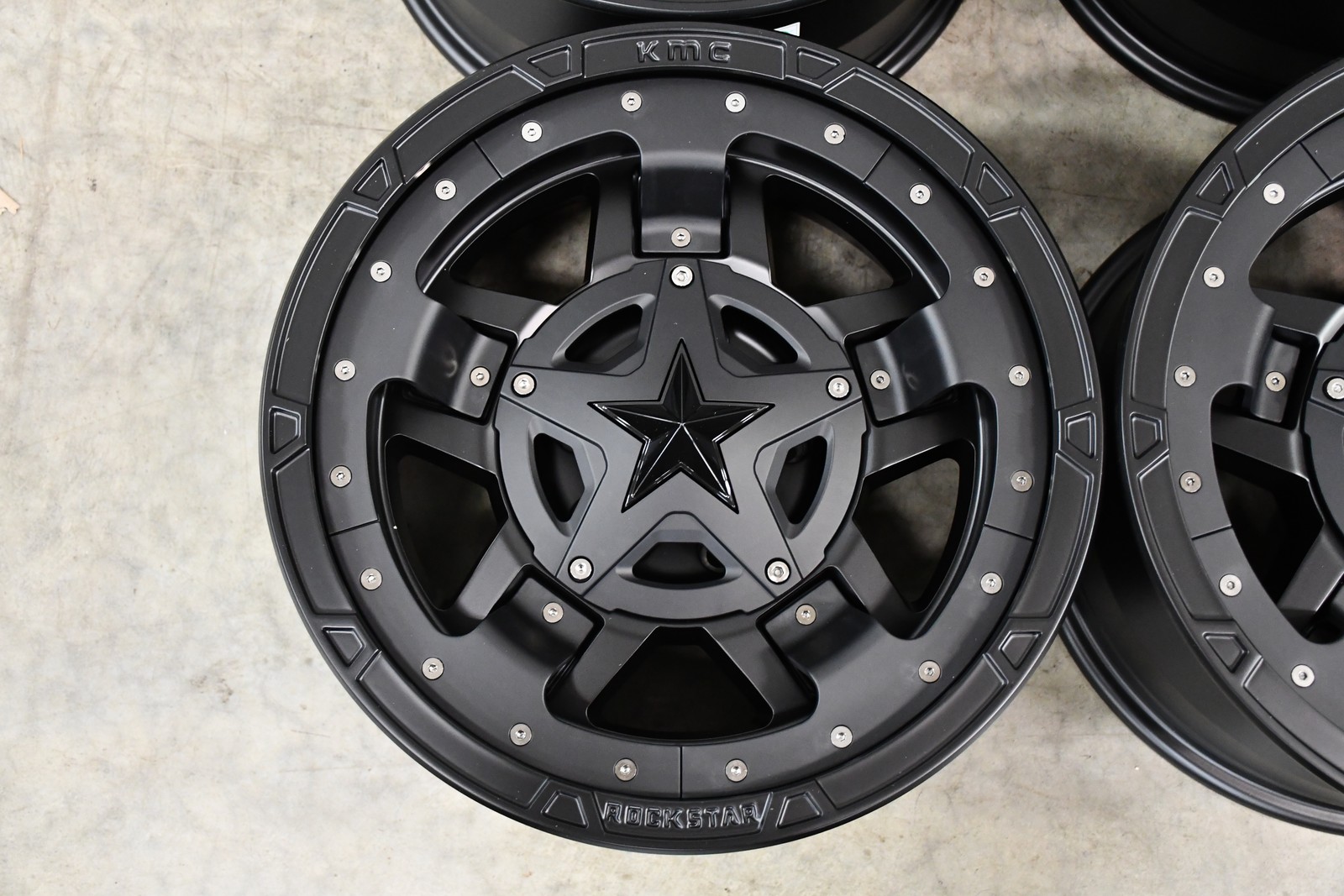 Set 4 XD XD827 Rockstar III 17×8 6×135 6×5.5 Matte Black Wheels 17″ 20mm Rims