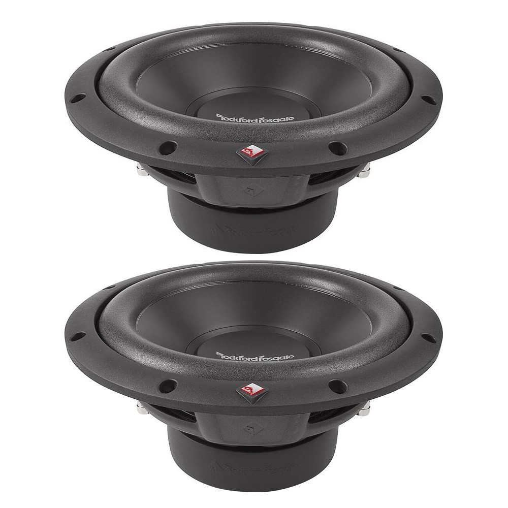 2 Rockford Fosgate R2D4-10 10in. Car Subwoofers Dual Voice Coil 4 ohm 500W EACH