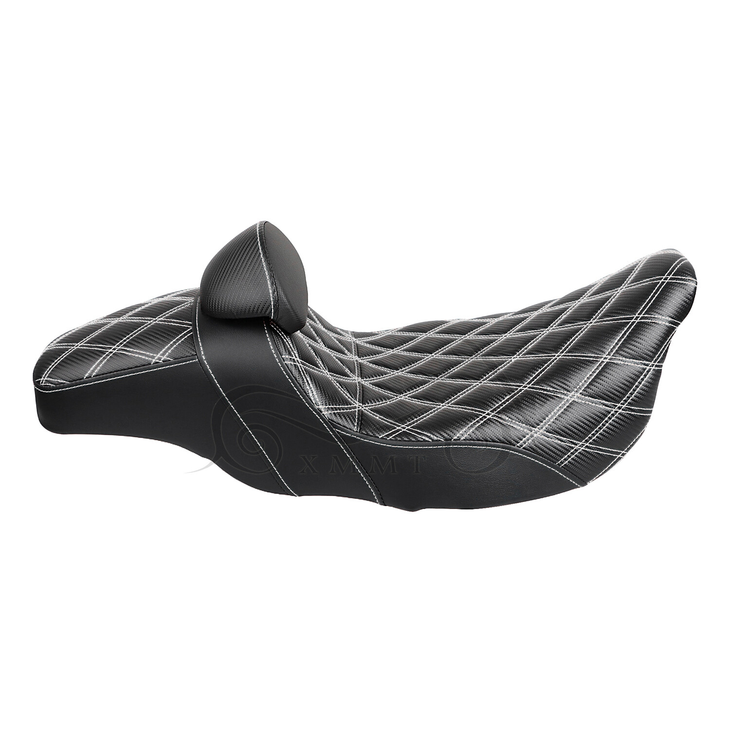 Extended Reach Rider Passenger Step Up Seat + Driver Backrest For Harley Touring