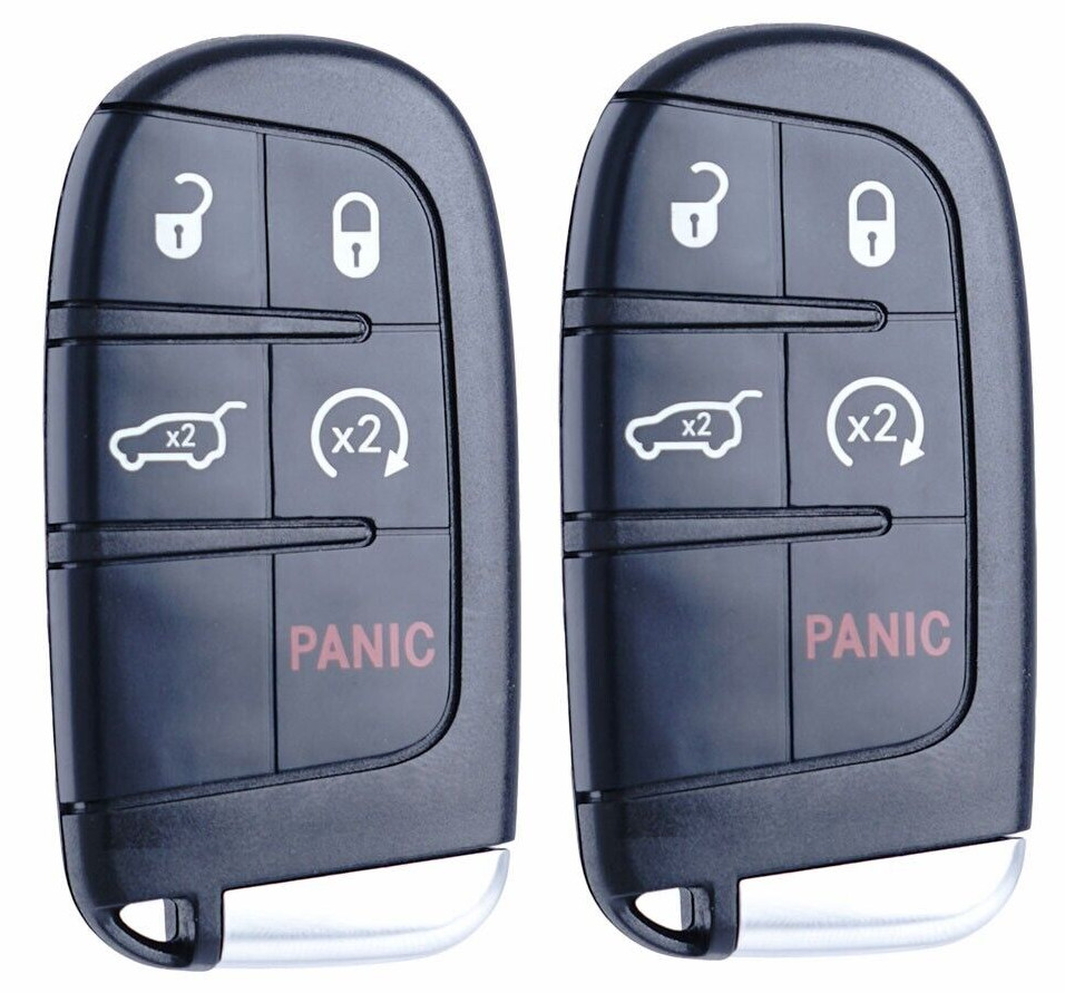 2 Remote Key Fob and 1 Kit Tool For 2014~2017 Jeep Grand Cherokee Dodge Durango