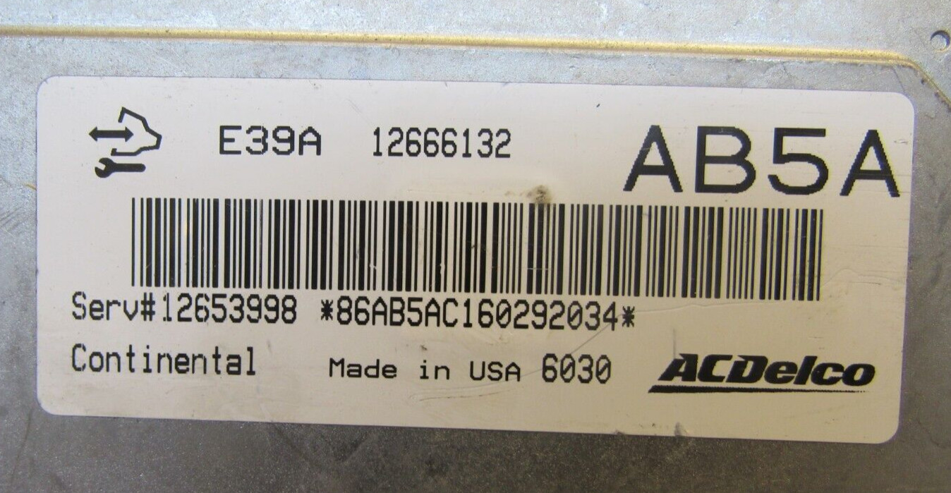 2018 Cadillac XTS 3.6L Engine Computer Control Module Unit ECM 12666132 OEM