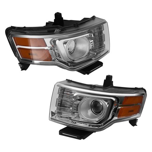 HID Headlight Front Left & Right Side For 2009-2012 Ford Flex Limited/Titanium