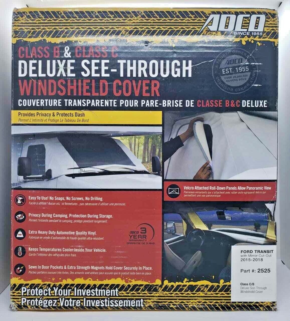 ADCO CLASS B/C WINDSHIELD COVERS #2525N