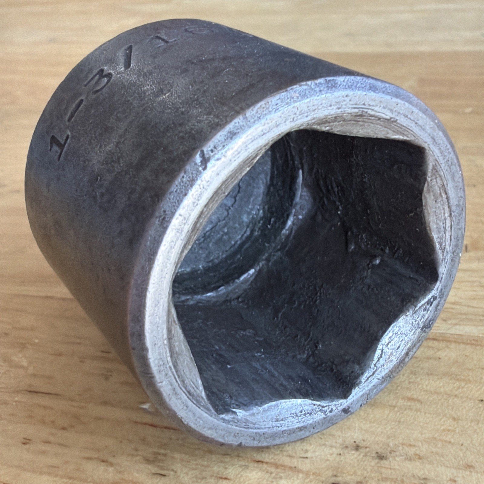 Mac Tools 1-3/16″ Shallow Impact Socket 1/2″ Drive 6 Point VP386 USA READ!