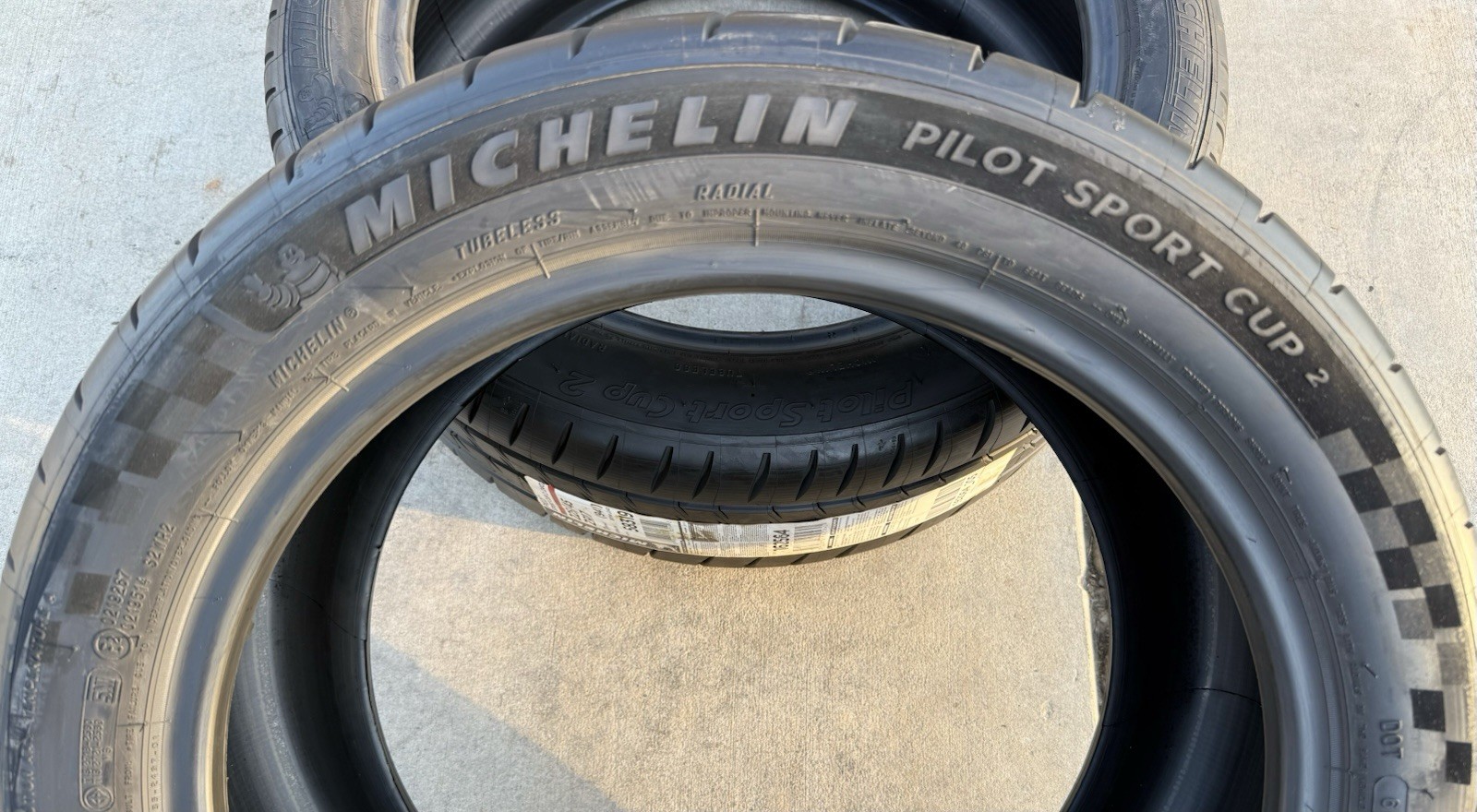 TWO BRAND NEW 225/45ZR17 (94Y) Michelin Pilot Sport Cup 2 (240) Tires 2254517