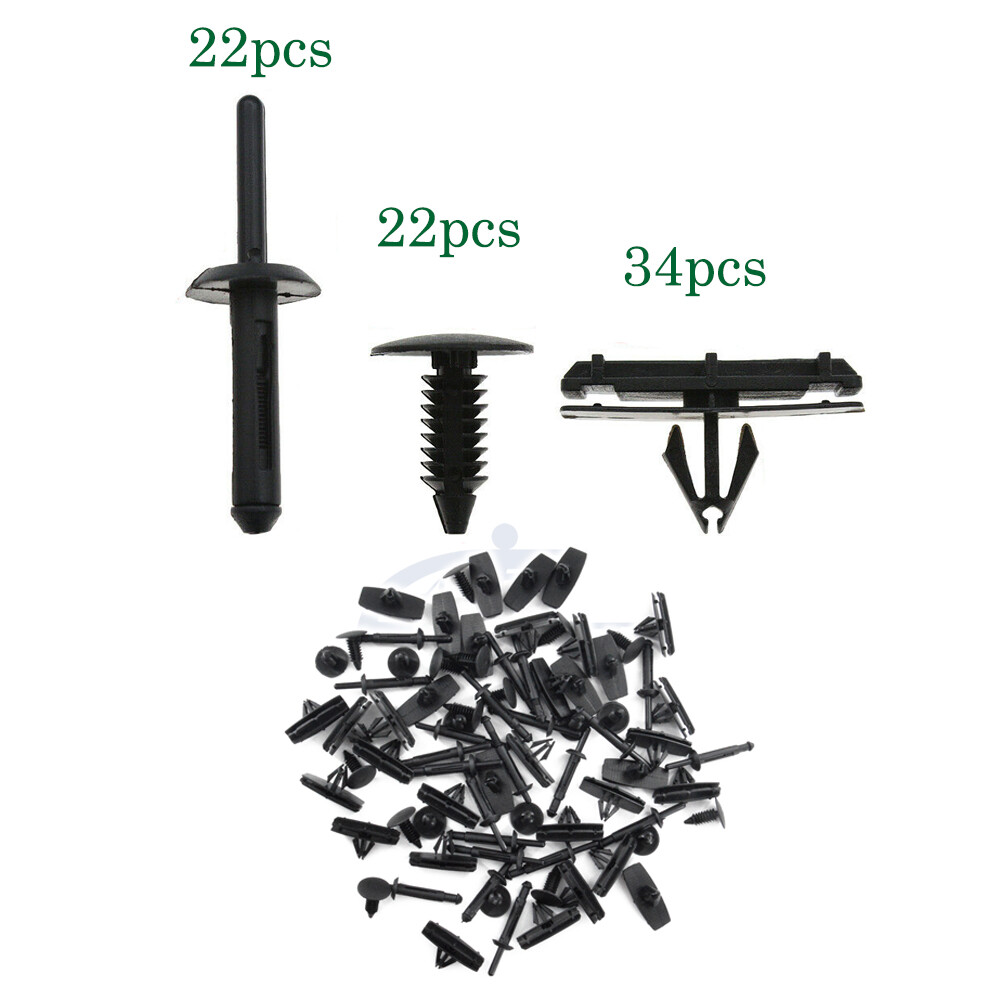 78pcs Full Fender Flare Hardware Clips Fasteners For 2007-2018 Jeep Wrangler JK
