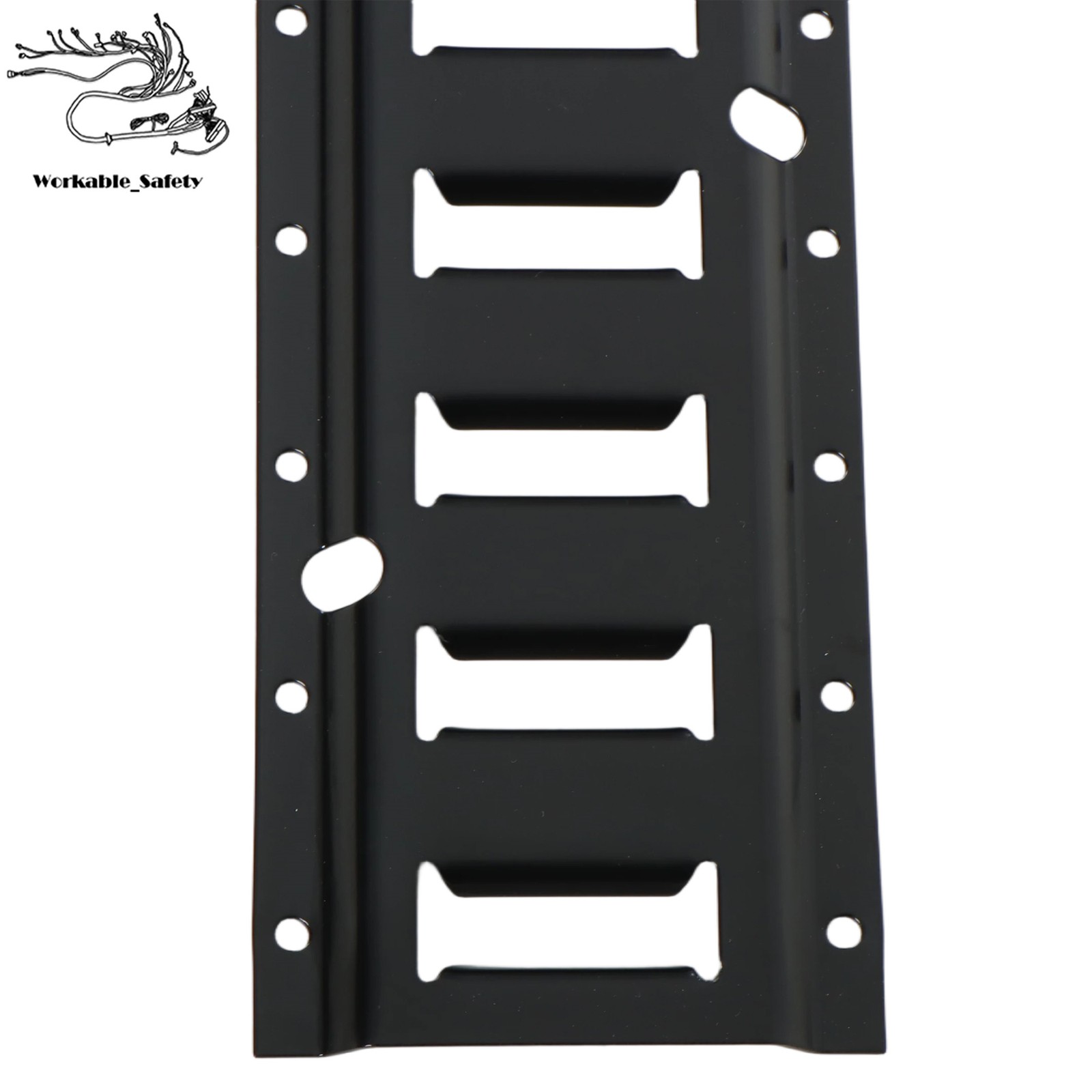 16 Pack 4′ E-Track Rail Set, Black Powder Coated Finish Fit For Trailers & Vans