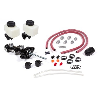 Wilwood 260-14241-BK, One Tandem Master Cylinder 0.875 in Bore 1.120 in Black