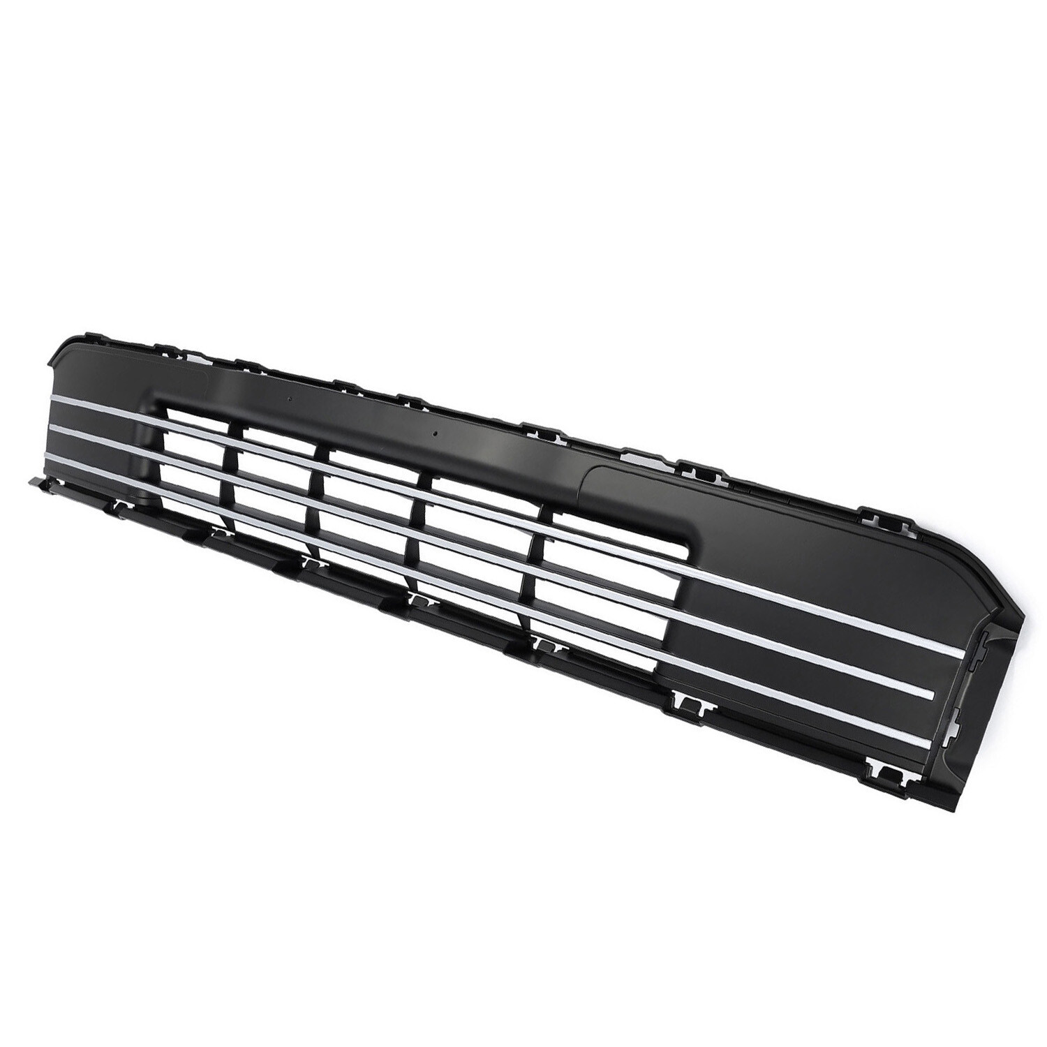 Front Bumper Lower Grille Black w/Silvery Trim Grill For Ford Flex 2013-2019