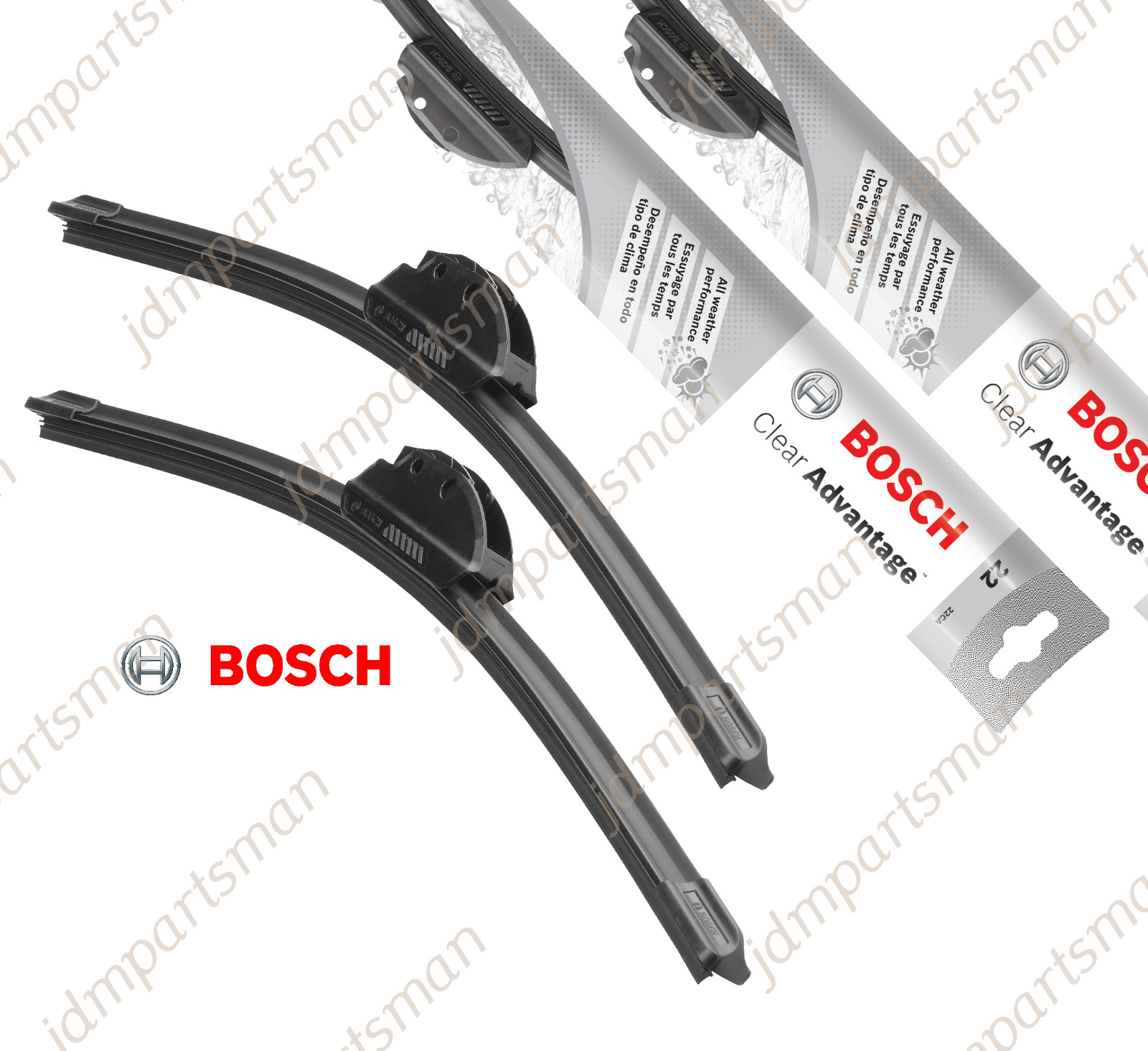 Bosch Clear Advantage Beam Wiper Blade 24″ (Set of 2) Front – 24CA