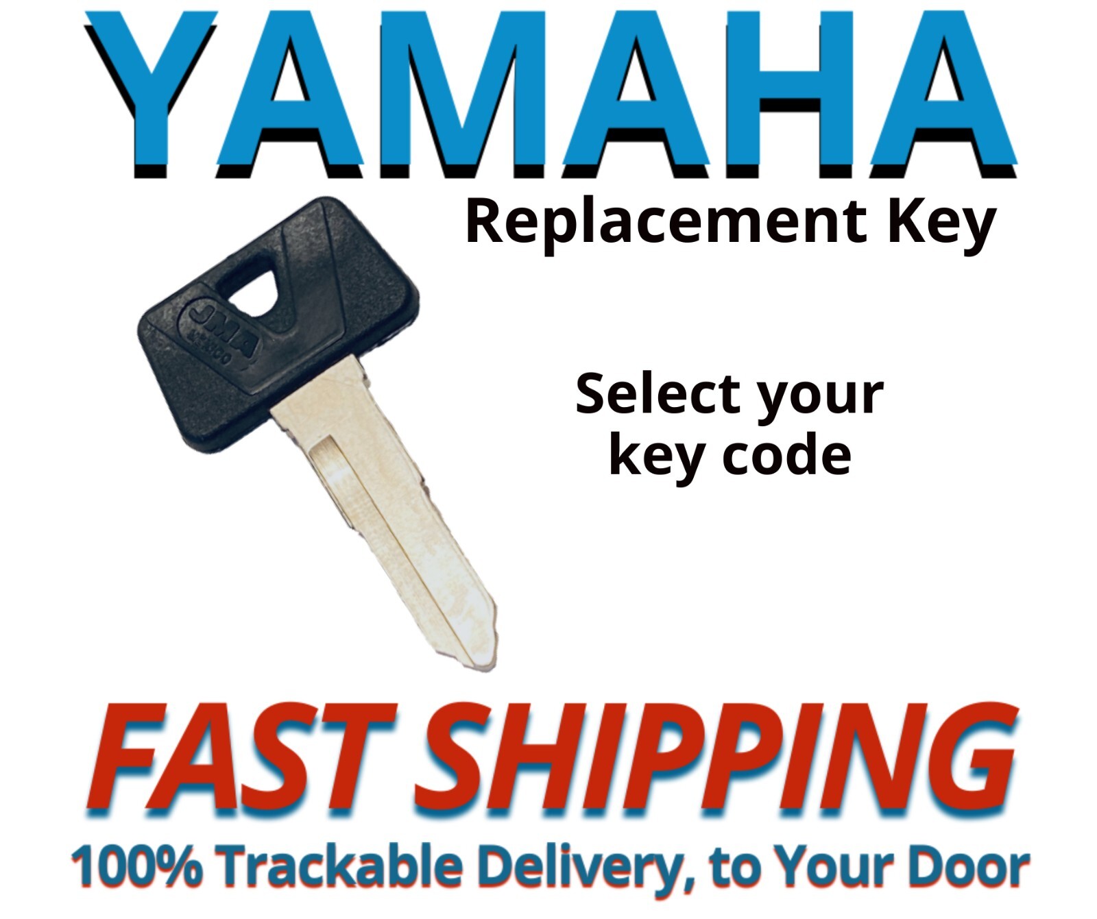 Yamaha ATV Scooter Motorcycle Key Replacement Cut to your Code A59610-A69097