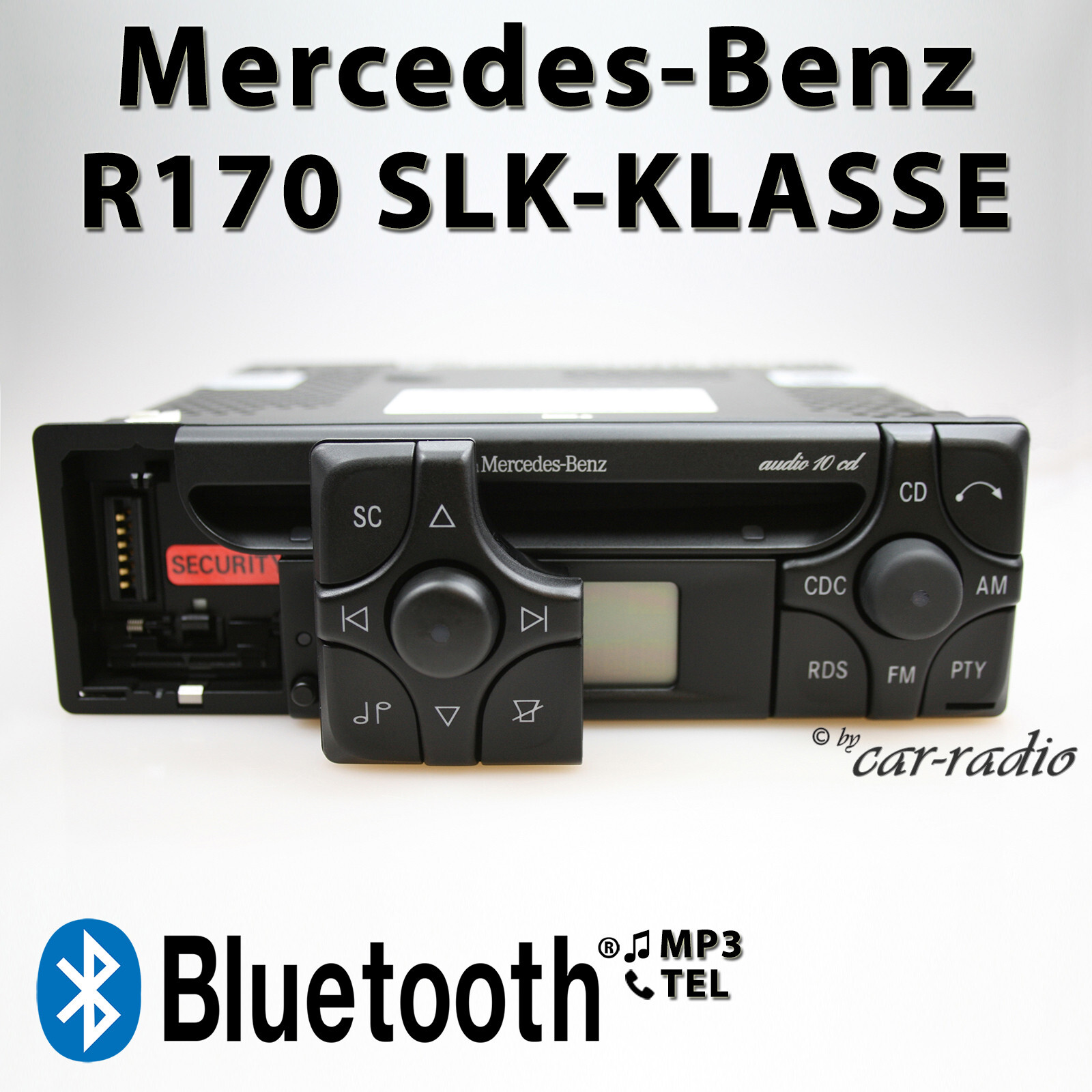 Genuine Mercedes R170 Radio Bluetooth C170 A170 SLK-Class Audio 10 CD MF2199