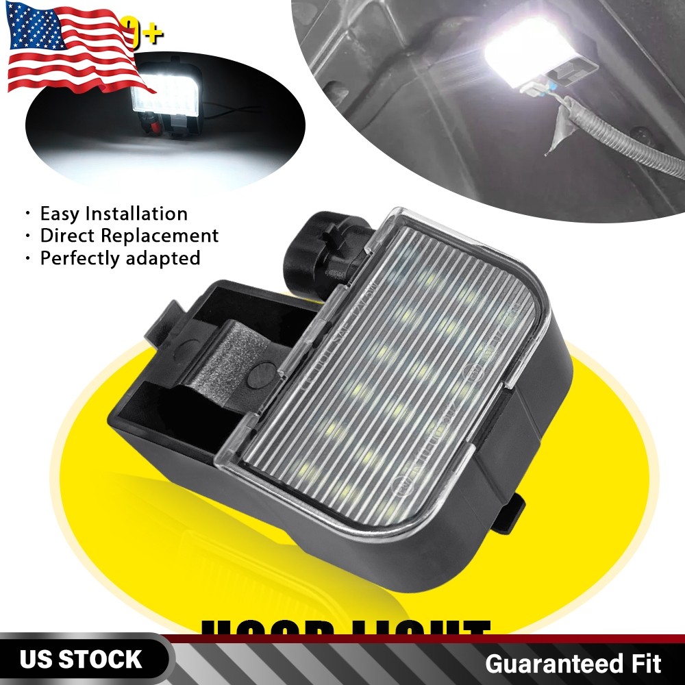 2X White LED Under Hood Engine Compartment Light Lamp 12450086 For Chevy & GMC