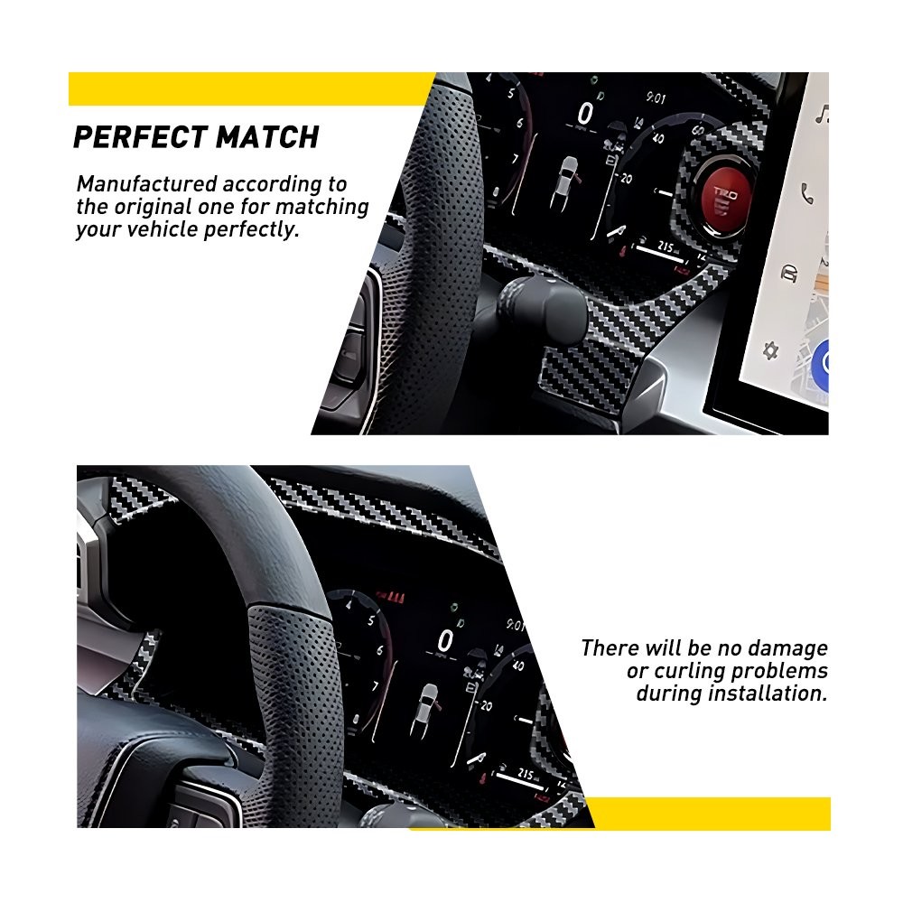 Front Dashboard Panel Frame Trim Cover Bezel For Toyota Tacoma 2024 25 2026 1-5X