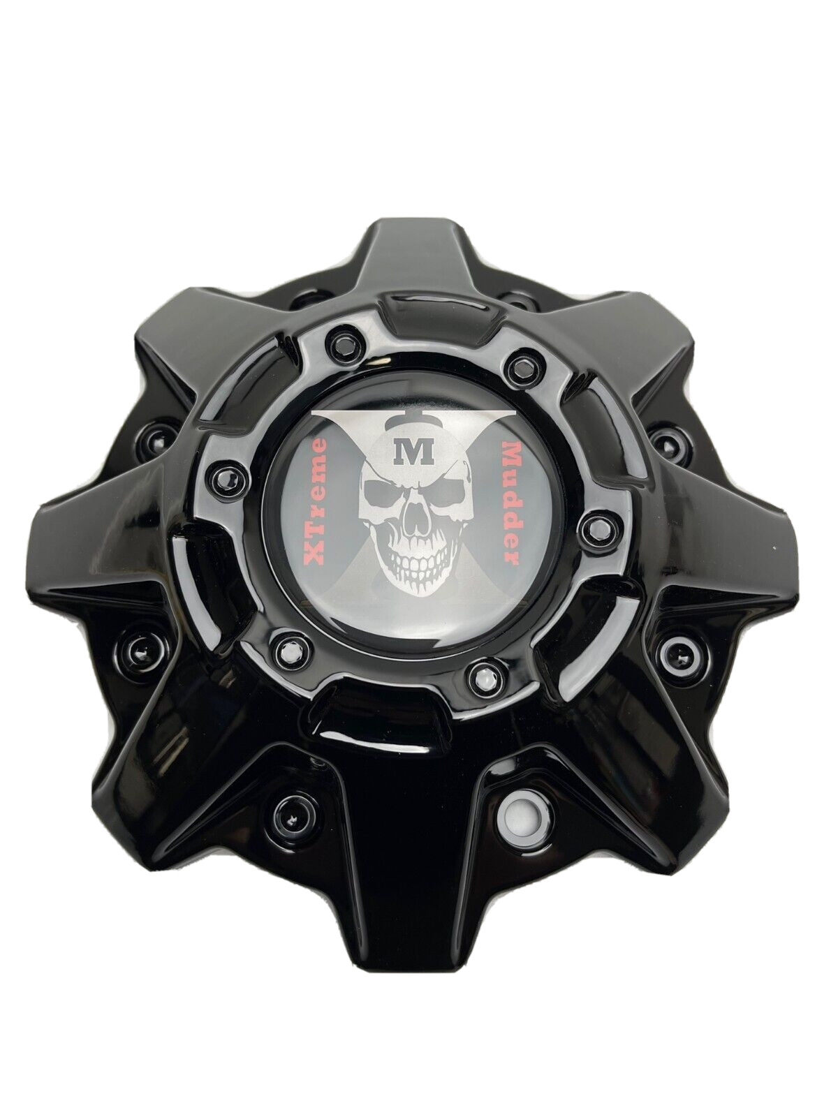 Xtreme Mudder Gloss Black Wheel Center Cap 320-CAP