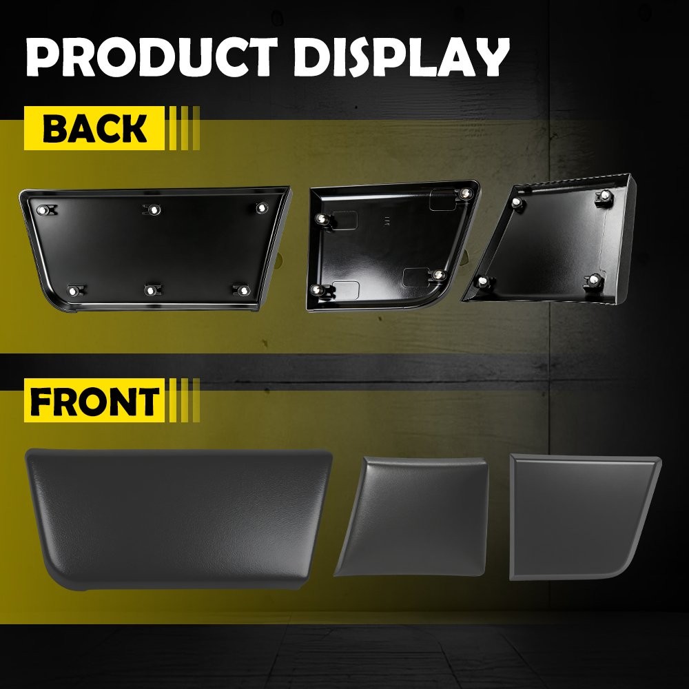 For 14-18 Ram ProMaster Driver Passenger Side Outer Door Trim Molding Cover