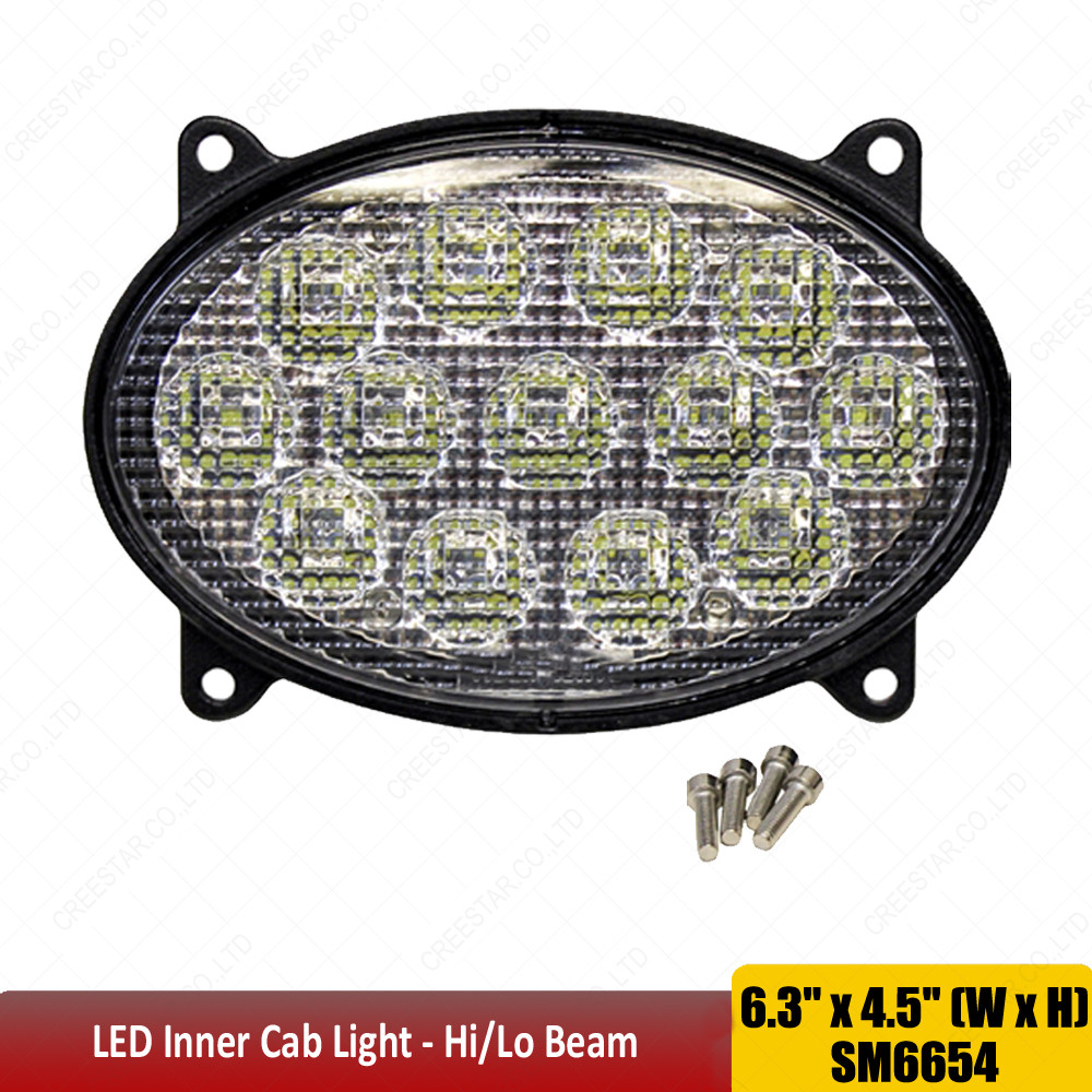 6.5″ Oval LampFor John Deere 9230 9330 9430 9530 9630 RE260102 RE173600 RE181963