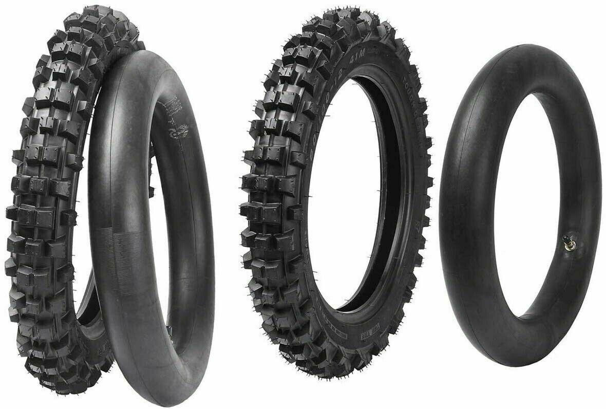2.50-14 3.00-12 Tire +Tube set 80/100-12 60/100-14 TTR90 KX65 XR70 CRF70 YZ65