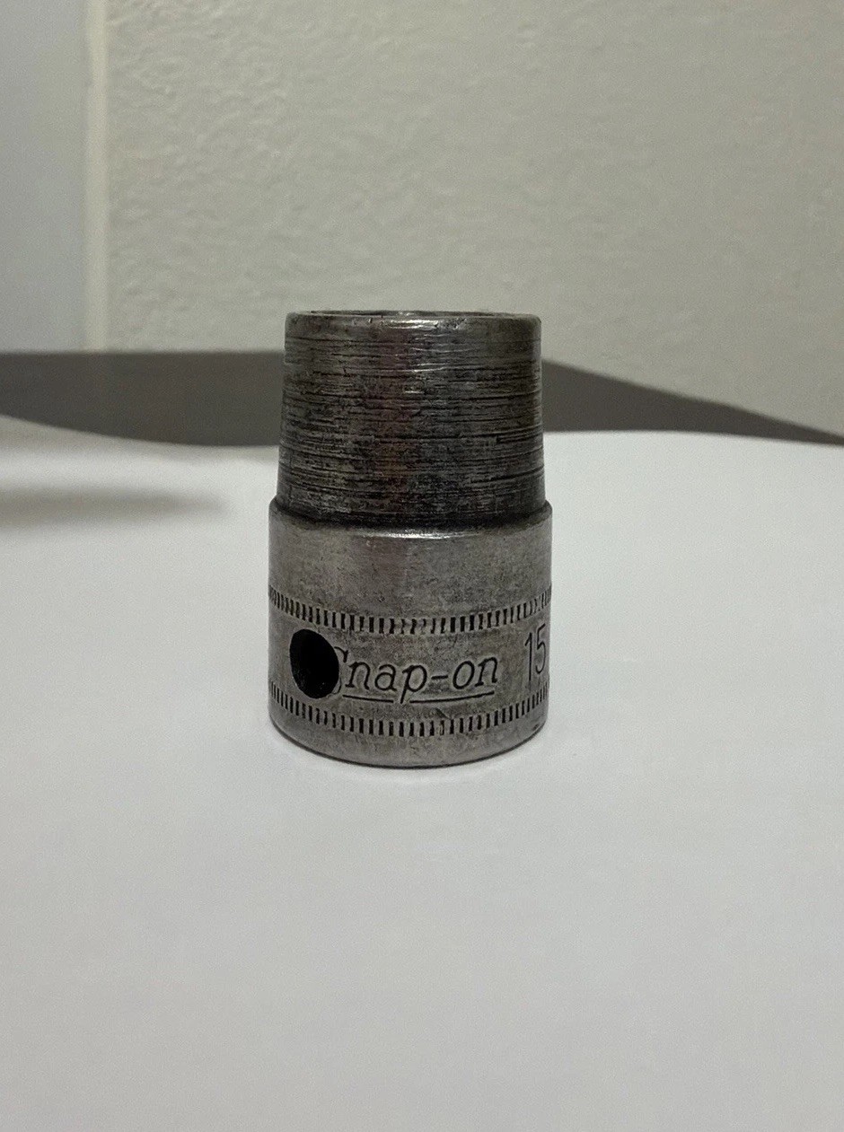 Snap On 1/2″ Drive 15MM 6PT Metric Shallow Impact Socket IMM150