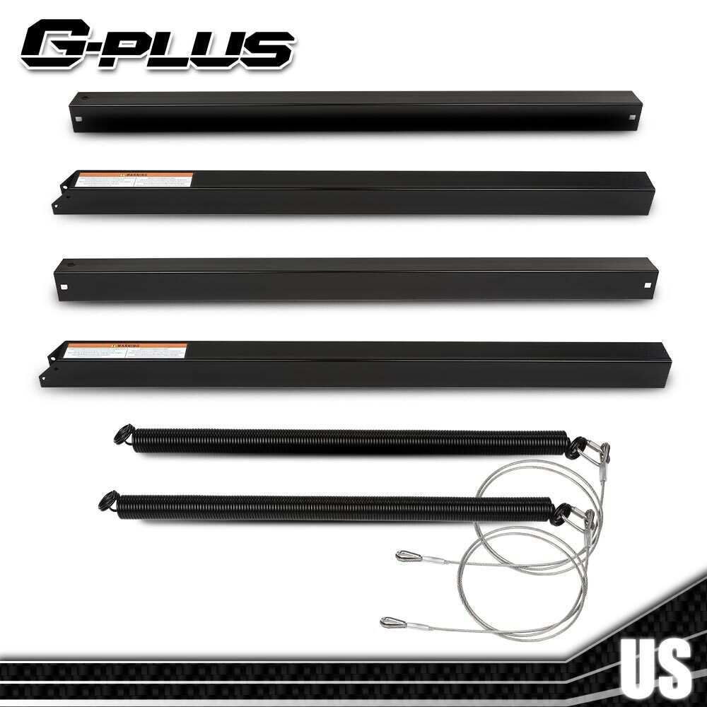 2 Sided Trailer Tailgate Liftgate Ramp Lift Assist System 350 Pounds Black