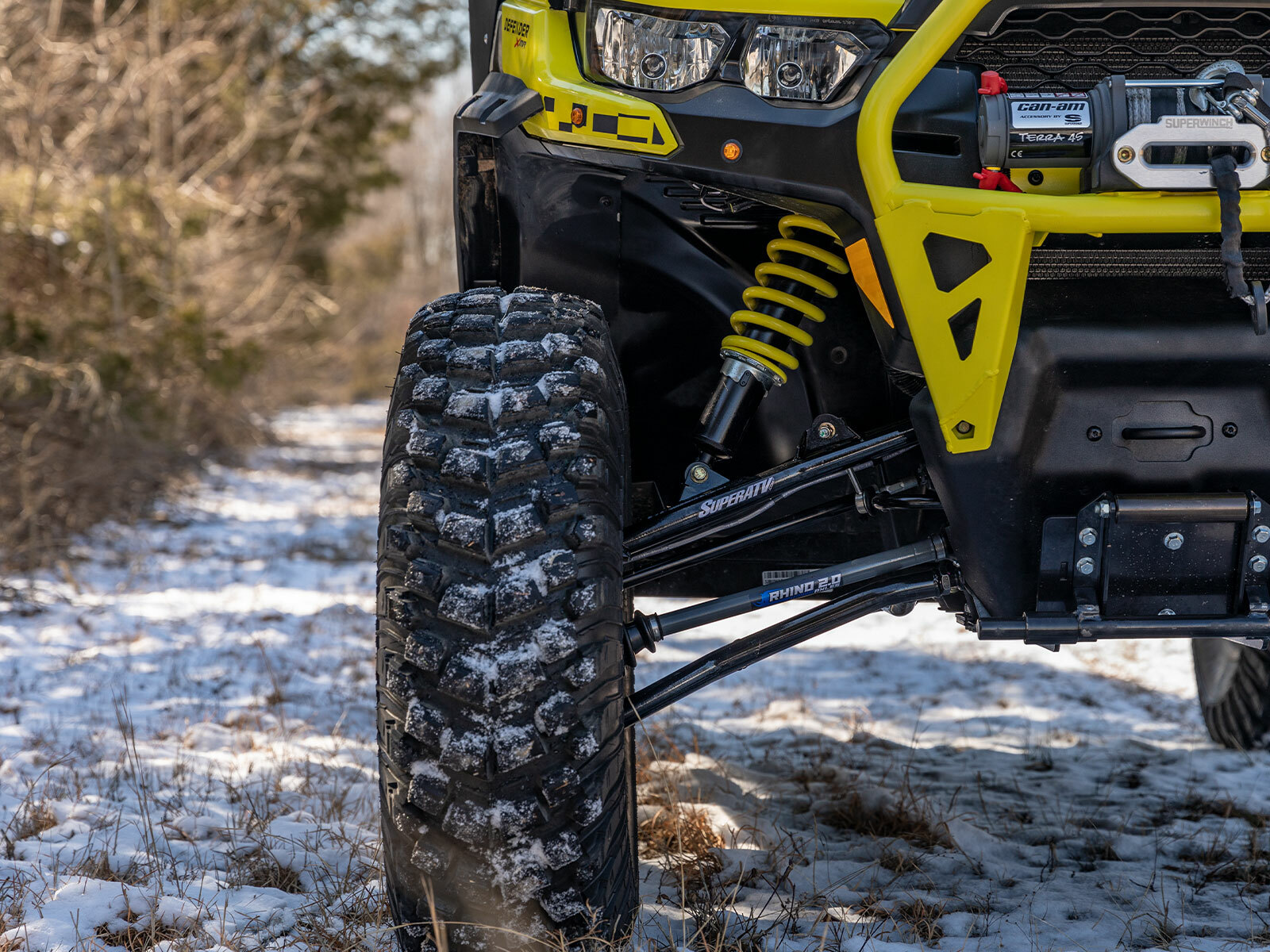 SuperATV High Clearance 2″ Forward Offset A-Arms for Can-Am Defender See Fitment
