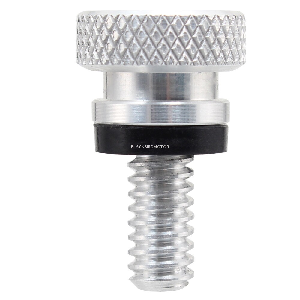 For Harley Davidson Softail Sportster Rear Back Seat Bolt Thumb Screw Cap Chrome