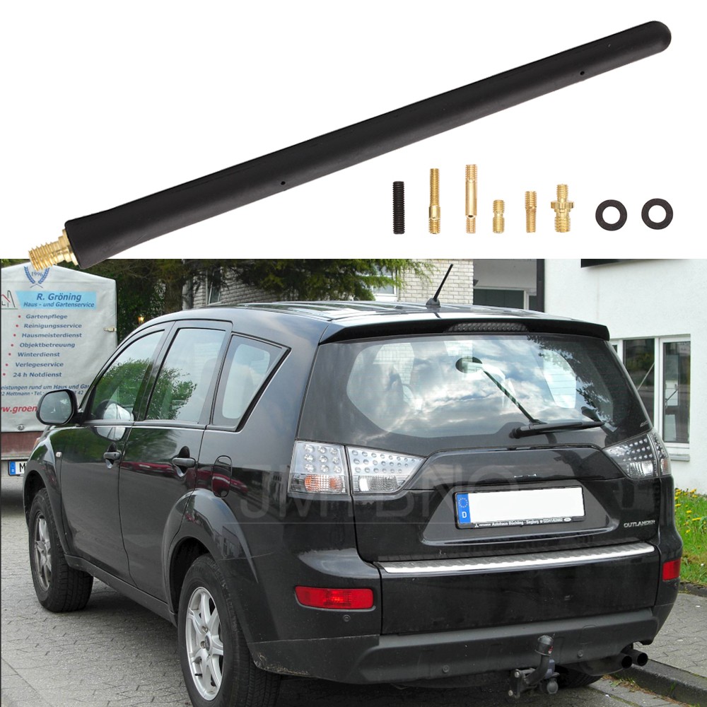 For Mitsubishi Outlander 2007-2017 7″ inch Antenna Mast Black Power Radio AM/FM