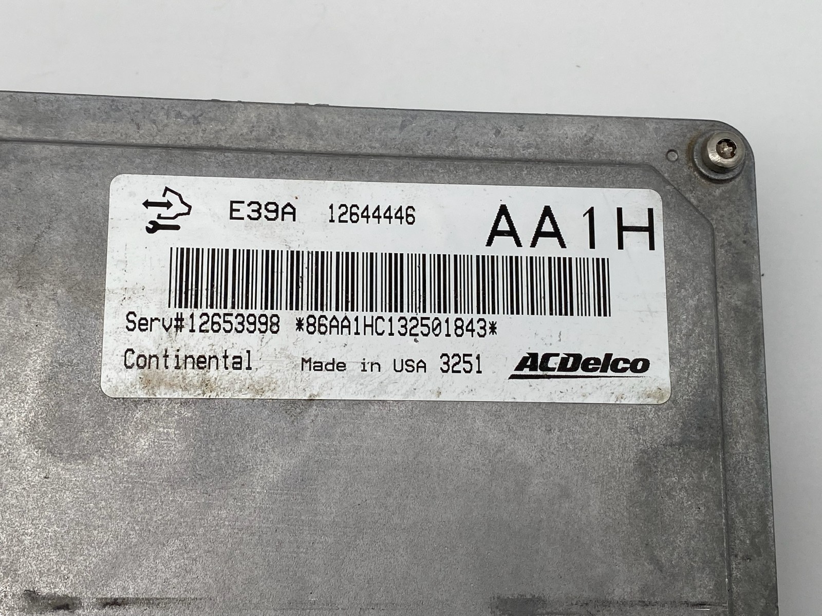 2014 Buick Lacrosse 3.6L Engine Computer Control Module ECU ECM E39A 12644446